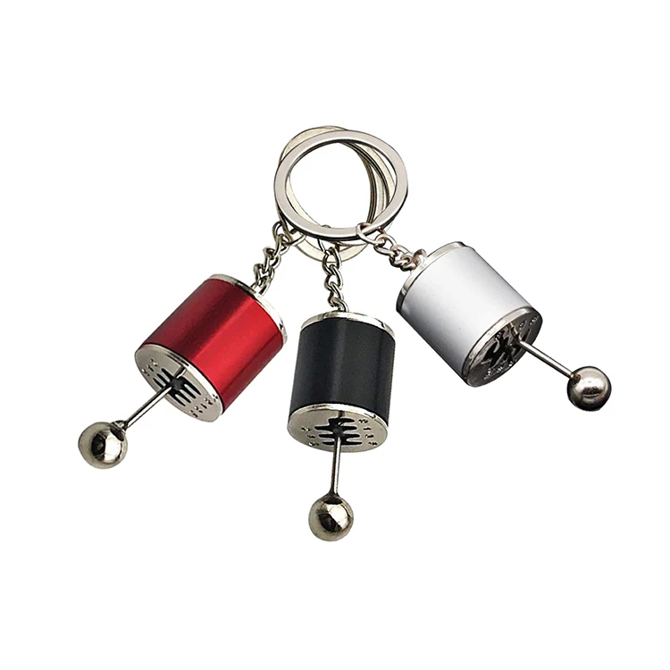 Low MOQ 5 Colors Speed Changing Box Llavero Manual Transmission Lever Keying with Custom Logo