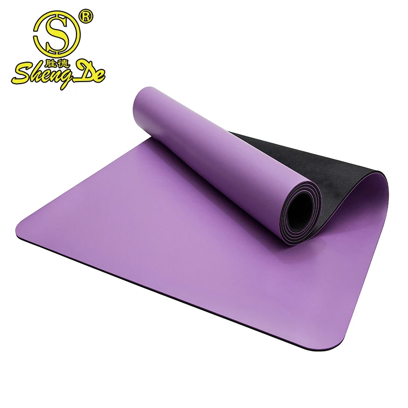 Sustainable Eco Friendly Sweat Absorb Gymnastics Pilates Rubber Yoga Mat PU