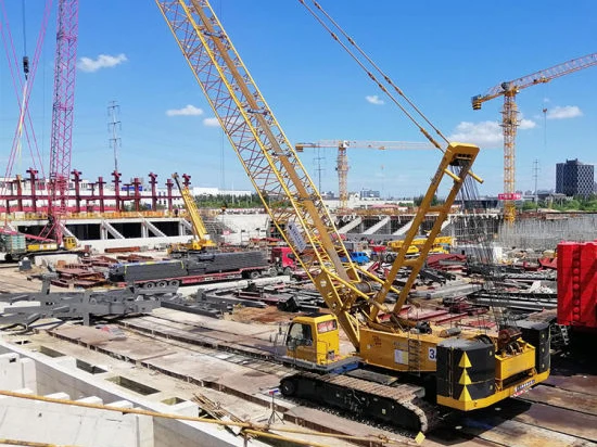 XGC100 China Excellent Condition Cranes Lifting Capacity 100 Tons Crawler Crane2