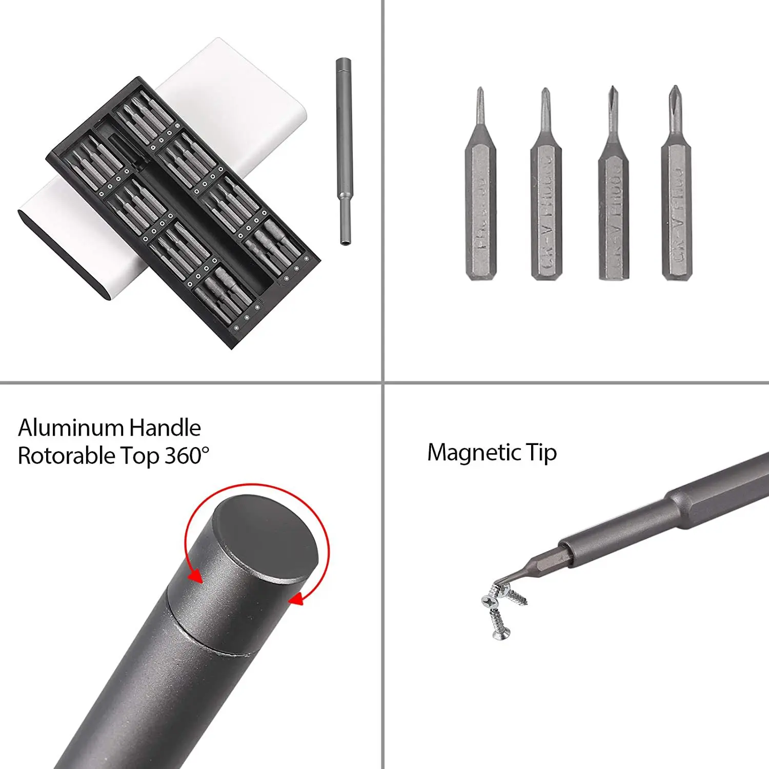 Multi functional precision small portable screwdriver set for mobile phones, computers, home repairs, manual tools