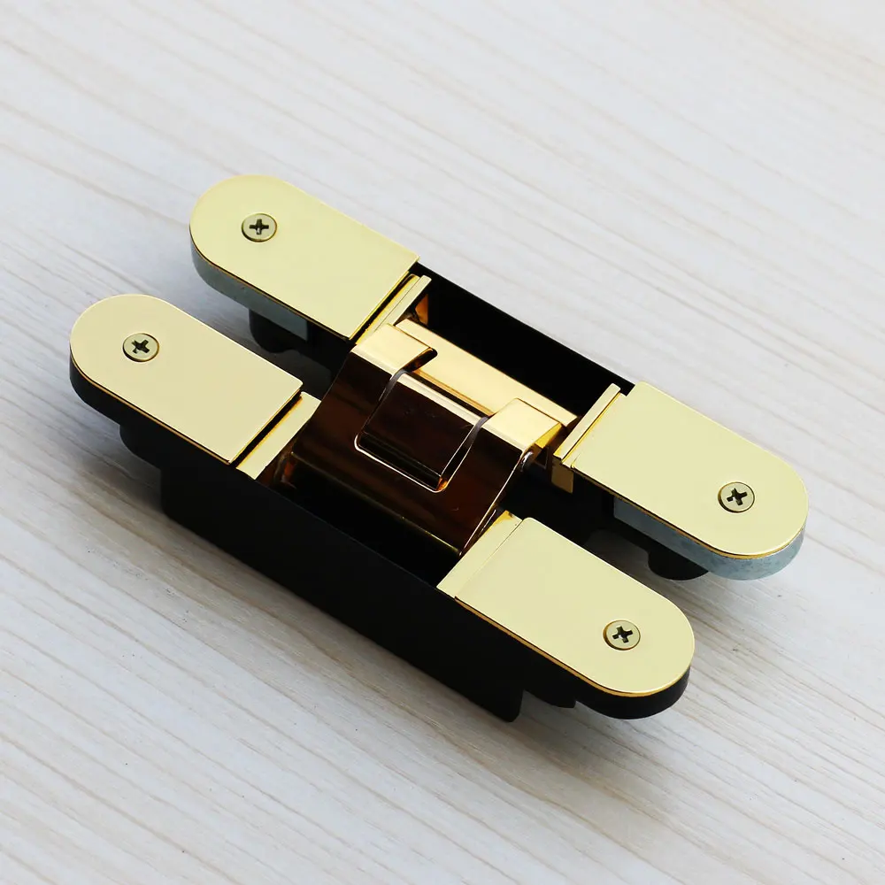 zinc alloy hidden three dimensional adjustable door hinge 3d
