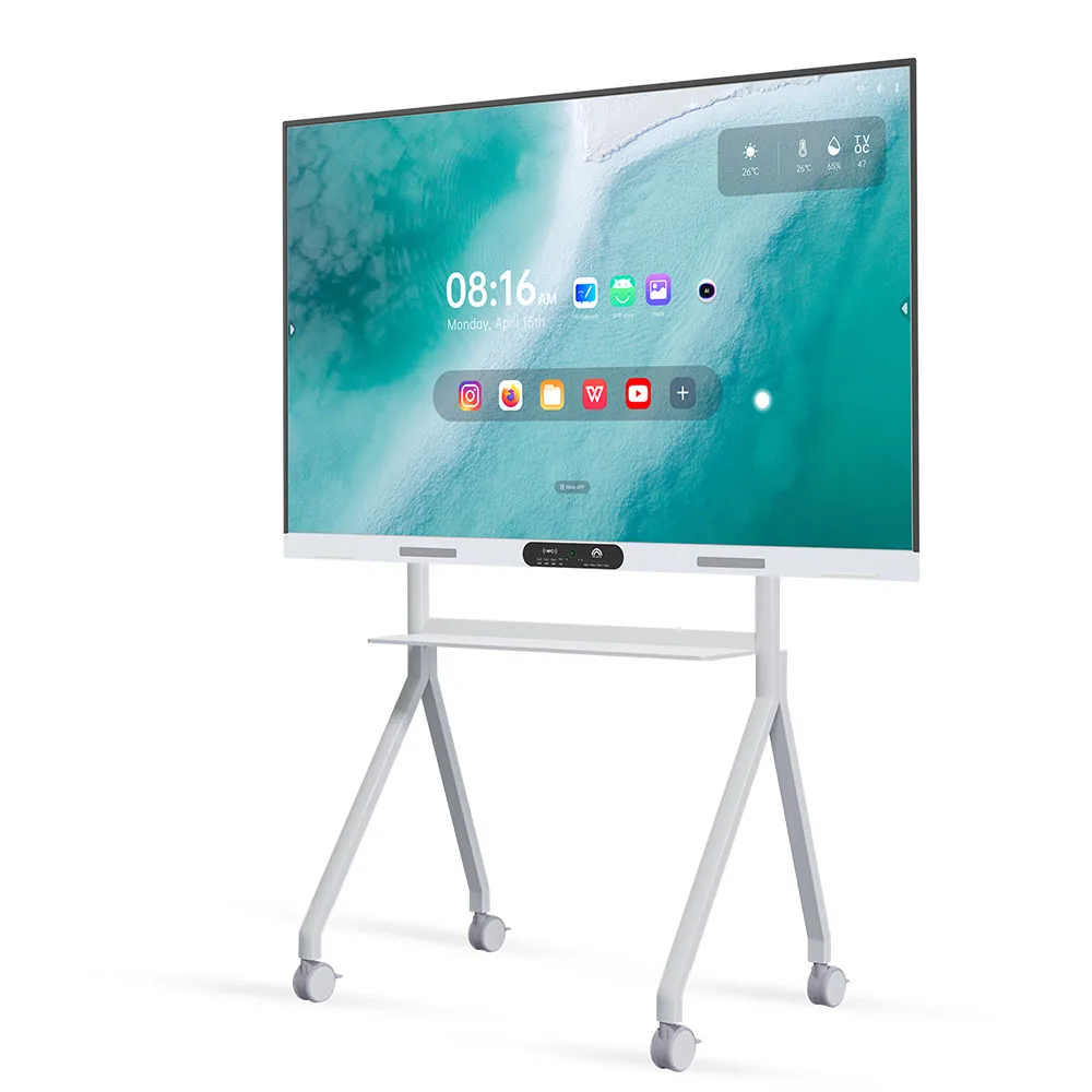 Premium Octa-Core 105 Inch Interactive Touch Display for Conference Meeting Large Format Touch Screen Office Boards 48MP Camera