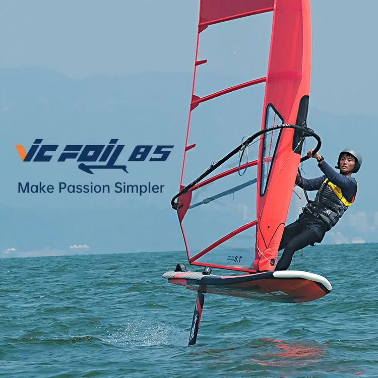 High-performance Materials  Windsurf Board Easy Adjustable Hydrofoil Smooth Stylish Stand-up Sail Surf