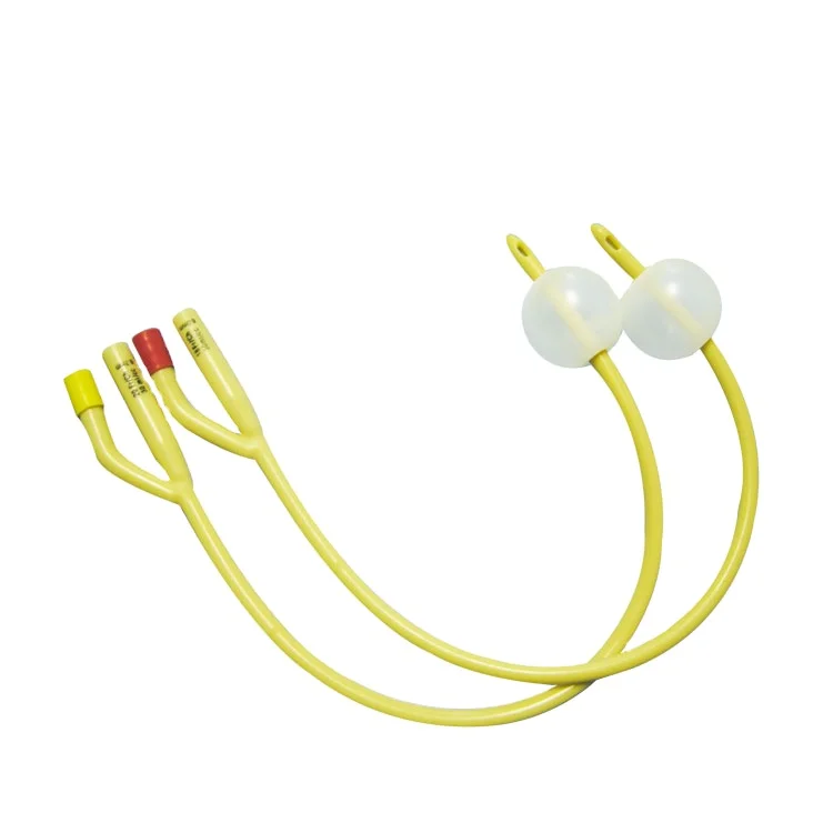 Silicone Coated Latex Foley Urethral Catheter Size 8FG