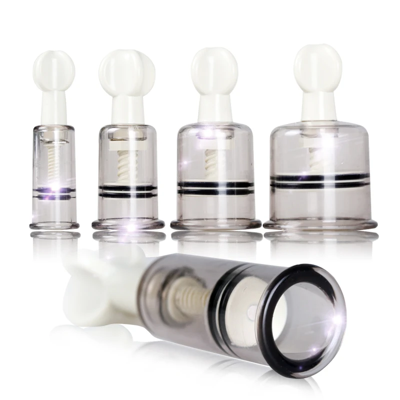 4 size Nipple Sucker Breast Enlarger Sex Toys for Adults Woman Pussy Clit Suction Vacuum Pump