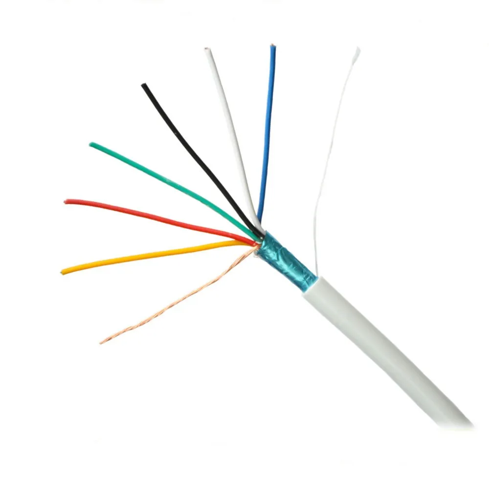 2022 Hot Sale 6 Core Fire Alarm Cable 16 18 24 AWG Shielded Security Alarm Wire LSZH Jacket  Zhejiang Factory