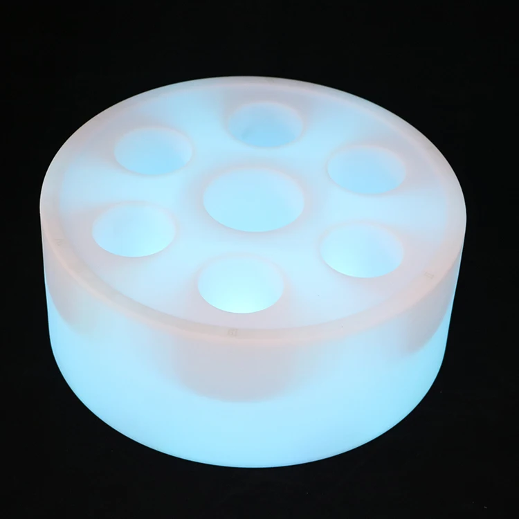 Night Club Waterproof 16 colors change plastic Ice Led