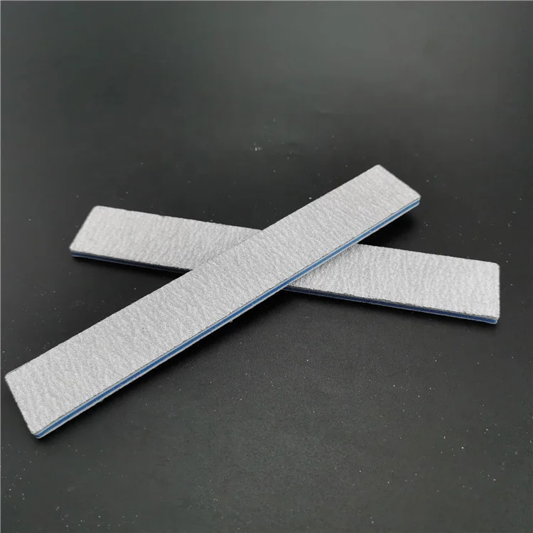 Manufacturer Professional Rectangle Zebra Gray Square Nail Files 100/100 Buffer Nail Nail File  80/80