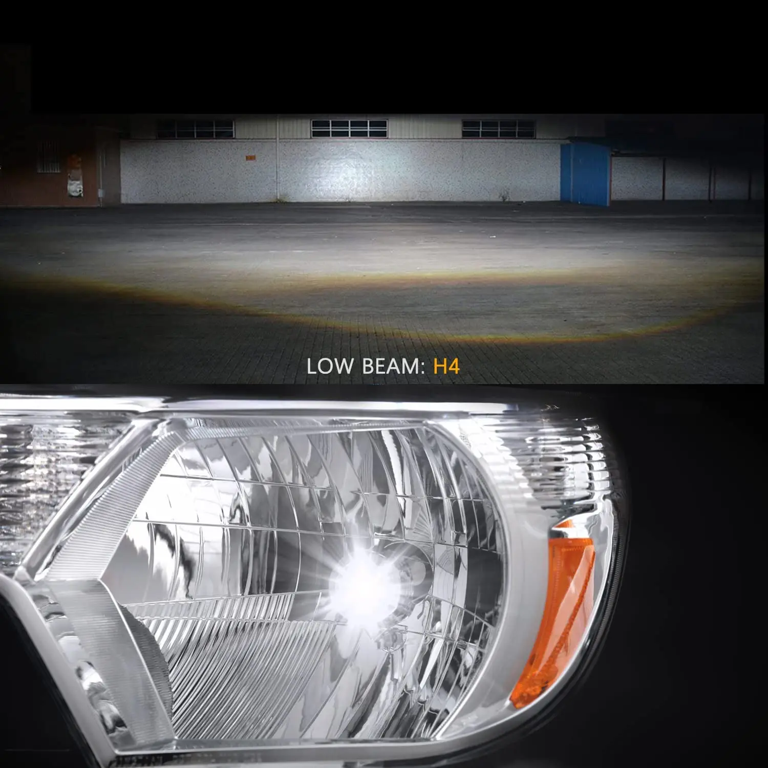 Car parts Halogen Headlamp LED DRL headlight For Toyota Tacoma 2012-2015 Chrome Head Lamp car Light TO2502213 81110-04180