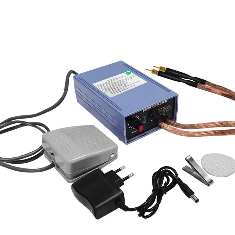 Docreate 5000 Вт аккумуляторная точечная сварочная машина DIY Kit 18650 Аккумуляторная упаковка сварочные инструменты портативный сварочный аппарат 0 15 мм никелевая лента