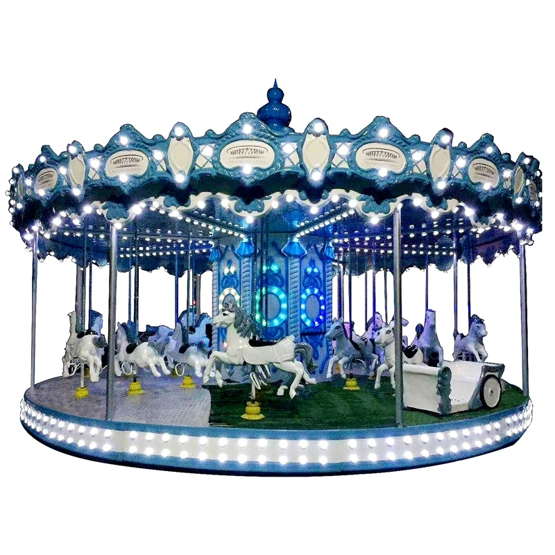 hot sale attractive design Amusement park equipment kids ride antique electric merry go round