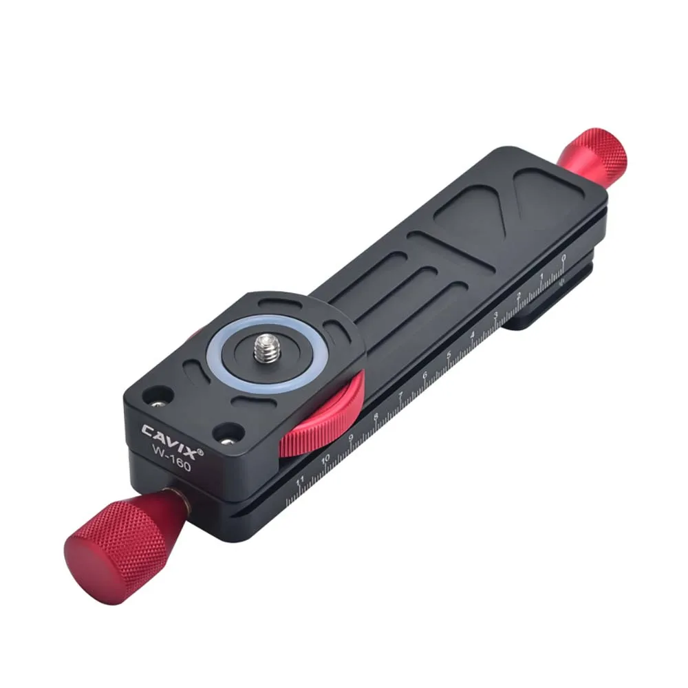 Cavix макро Фокусировочный рельсовый ползунок пластина для съемки крупным планом Зажимная штатив с пластиной быстрого