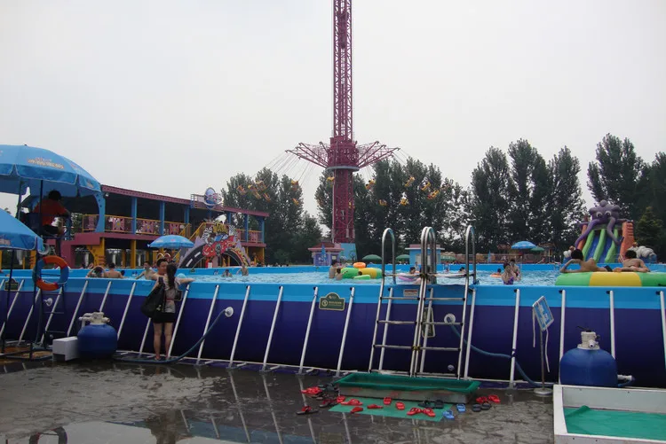 Convenient to set Pvc material Detachable frame swimming pool product on summer
