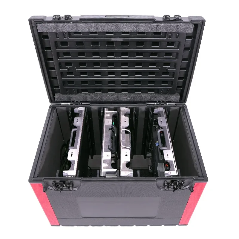 260mm Depth 8U 12U 14U 16U Plastic Waterproof-50-Plasma-Tv-Flight-Case Shockproof 4 Space at a Mixer Rack Road Tour Flight Case