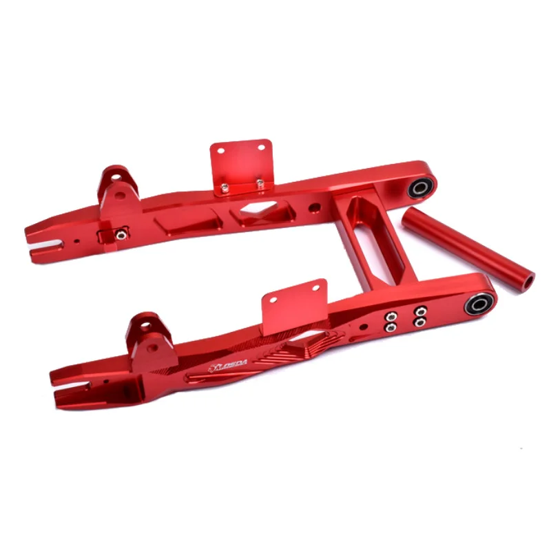Motorcycle Rear Swing Arm Modified CNC Aluminum Alloy Motorcycle Rear flat Fork fit Scooter Electric Bikes
