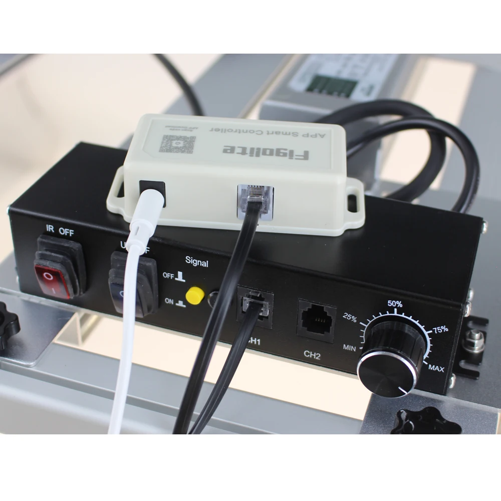 APP smart controller 320W Original LM301H EVO led grow light 4 bars full spectrum for hydroponic