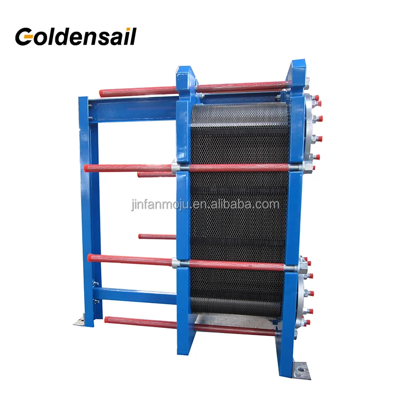 High capacity titanium phe plate heat exchanger for desalination