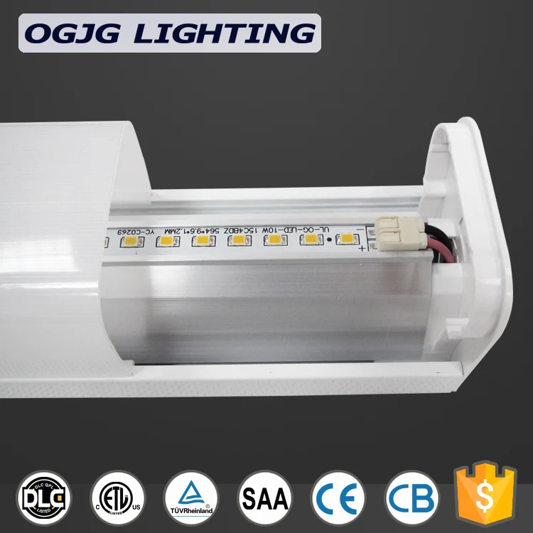 OGJG 2 фута 4 5 футов Белый флуоресцентный офисный магазин алюминиевый профиль полоса крепление потолочный светодиодный светильник