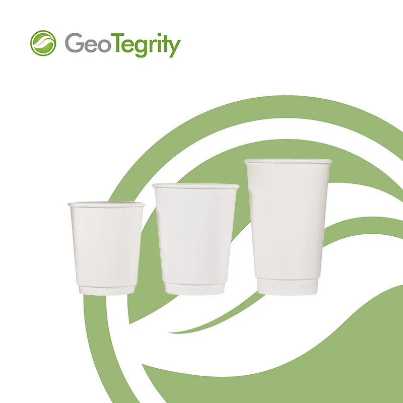 4 унц. пульсация стены одноразовых бумажных стаканов