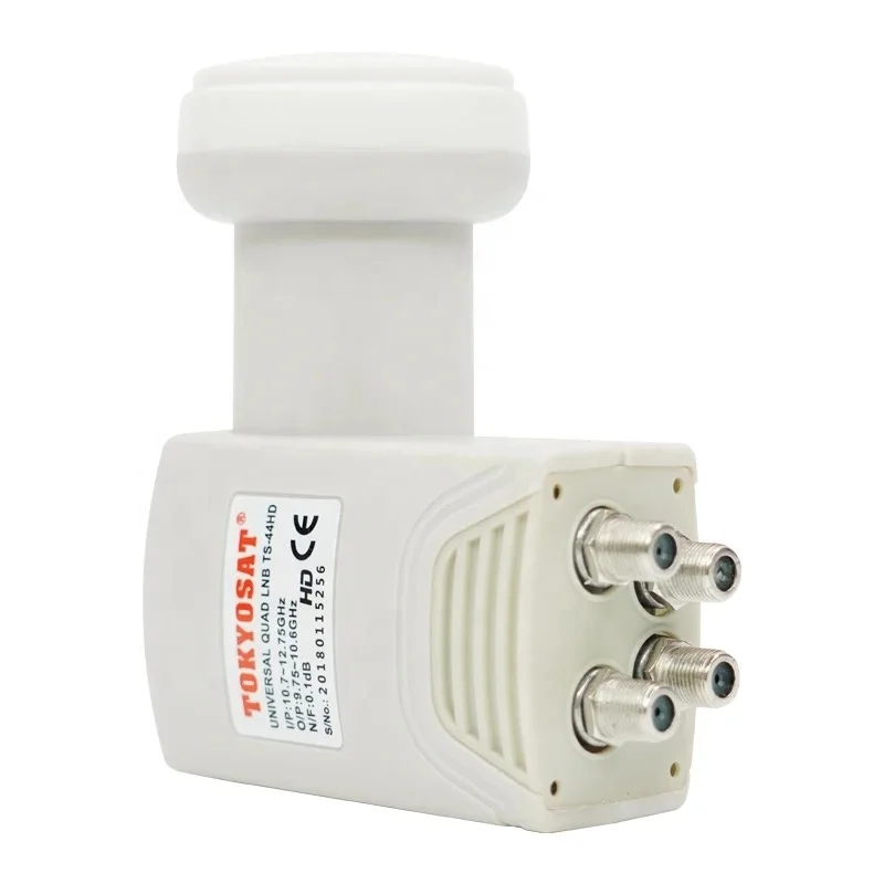 TS-44HD TOKYOSAT Low Noise universal Lnb Ku Band Quad Lnbf  c Band Lnb