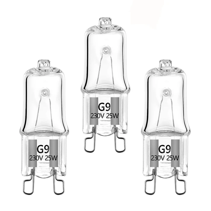 Direct Supply OEM 24V 110V 220V 28W 40W 500 degree oven blub G9 Halogen Bulb , HAL-G9