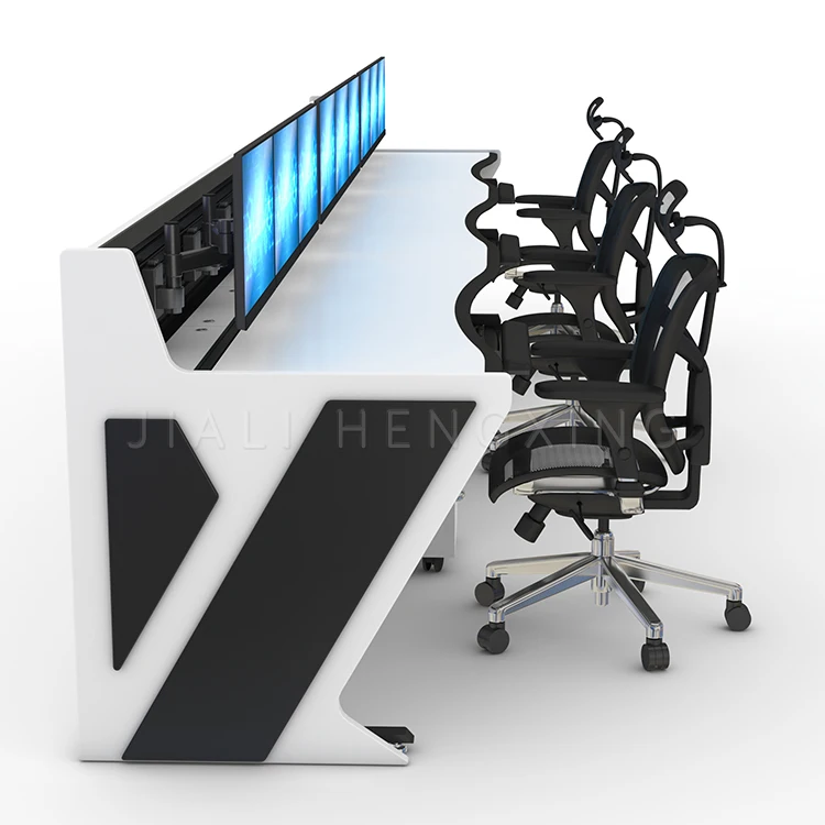 New Design Metal Furniture Control Room Workstation Console Trading Desk Console