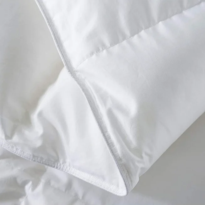 Hotel-Quality Duck down Comforter, Double-Stitched, Fluffy & Soft All-Season Duvet Insert, Box-Stitch Quilted