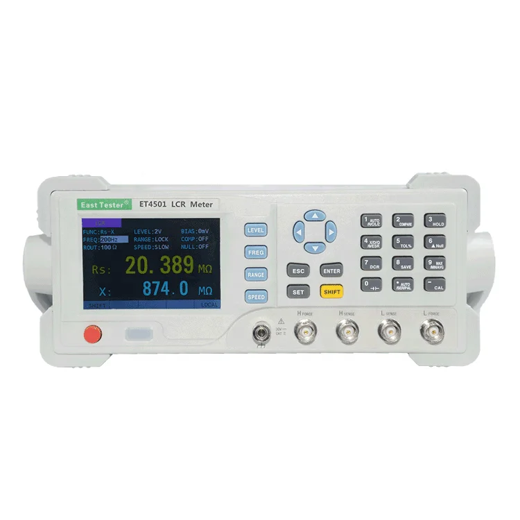 ET4502 3.5-inch TFT display Bench Digital LCR Meter Multimeter for Resistance Capacitance Inductance Analyzers