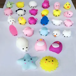 2021Hot Sal Mochi Squishy Animal Toys Stress Relief Toys Mochi Mini Animals Cat Cute Kawaii Toy Decompression Christmas Gift