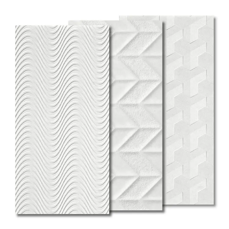 Design Hall Dining Room Living Modern 3d Concrete Wall Tiles