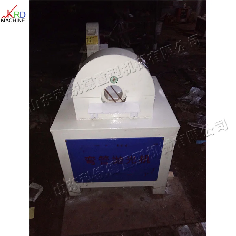 Pipe bending polishing machine irregular round pipe rust removal machine elliptical flat pipe surface sanding machine