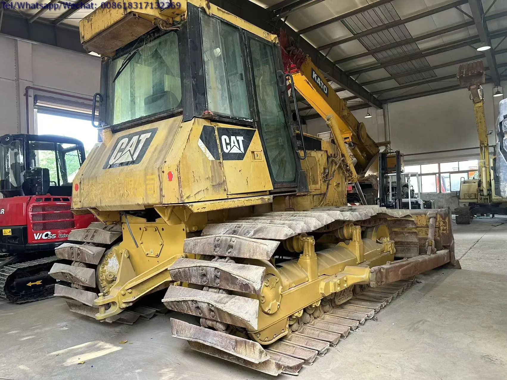 Оригинальный гусеничный бульдозер Cat D5M D6G D6G2 с потрошителем