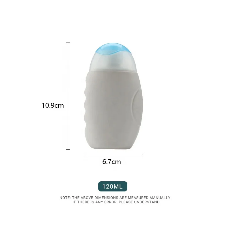 120ML Shampoo  Bath Cream Flip Top Bottle HDPE Wholesale Plastic Bottles And Packaging