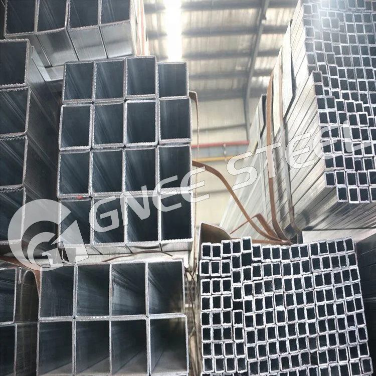 Popular High Quality ASTM A53 A106 A500 Galvanized Square and Rectangular Steel Pipes for Structure Application