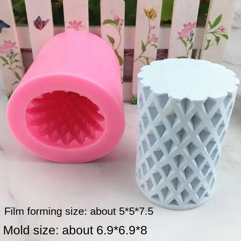 2023 Votive Epoxy Ritual Column Moldes Silicone Wax Cylinder Custom Round Candle Mold For Candle Making