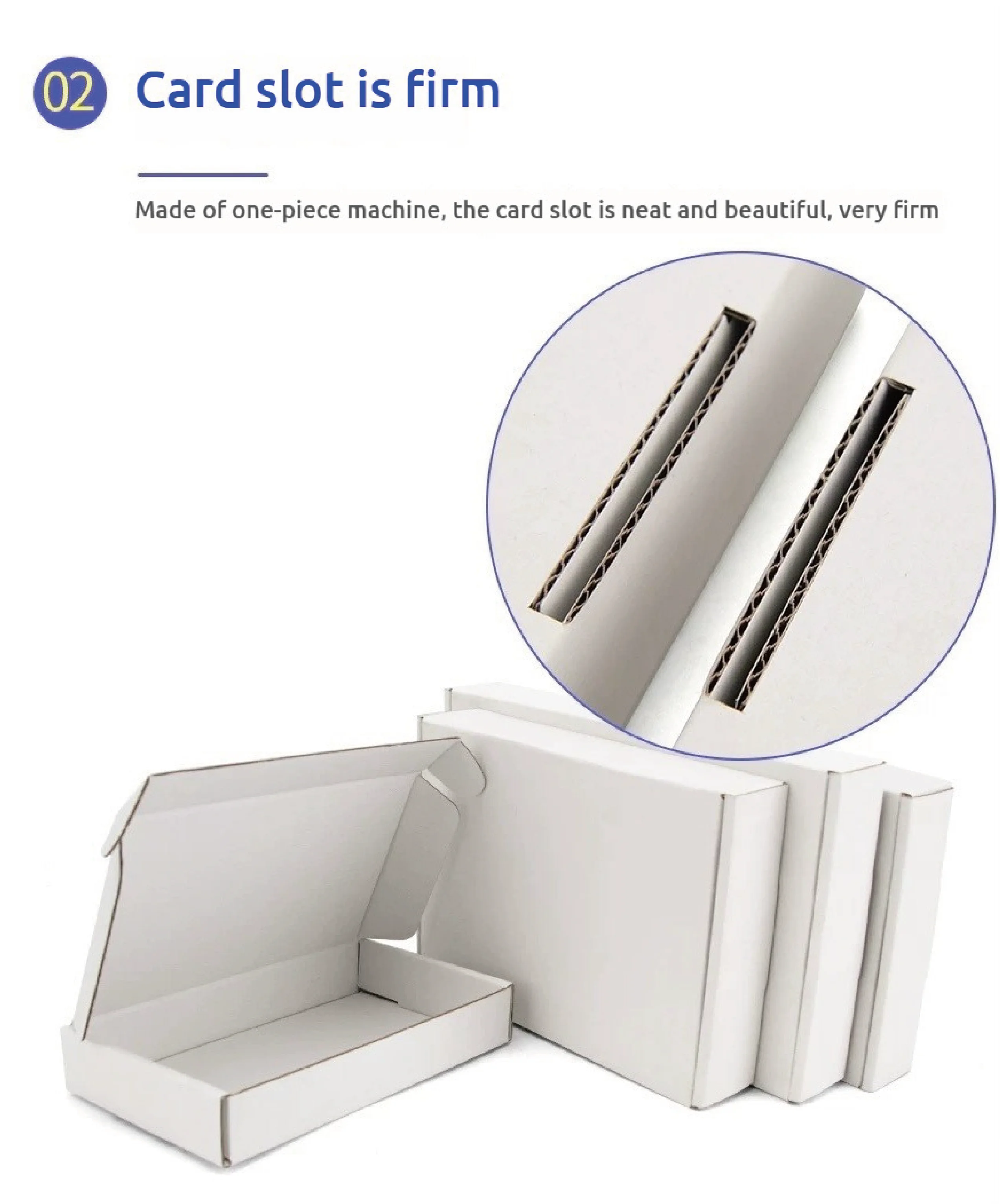 In Stock Cheap Custom Made White Small Custom Logo Clothing Corrugated Paper Mailer Shipping Boxes