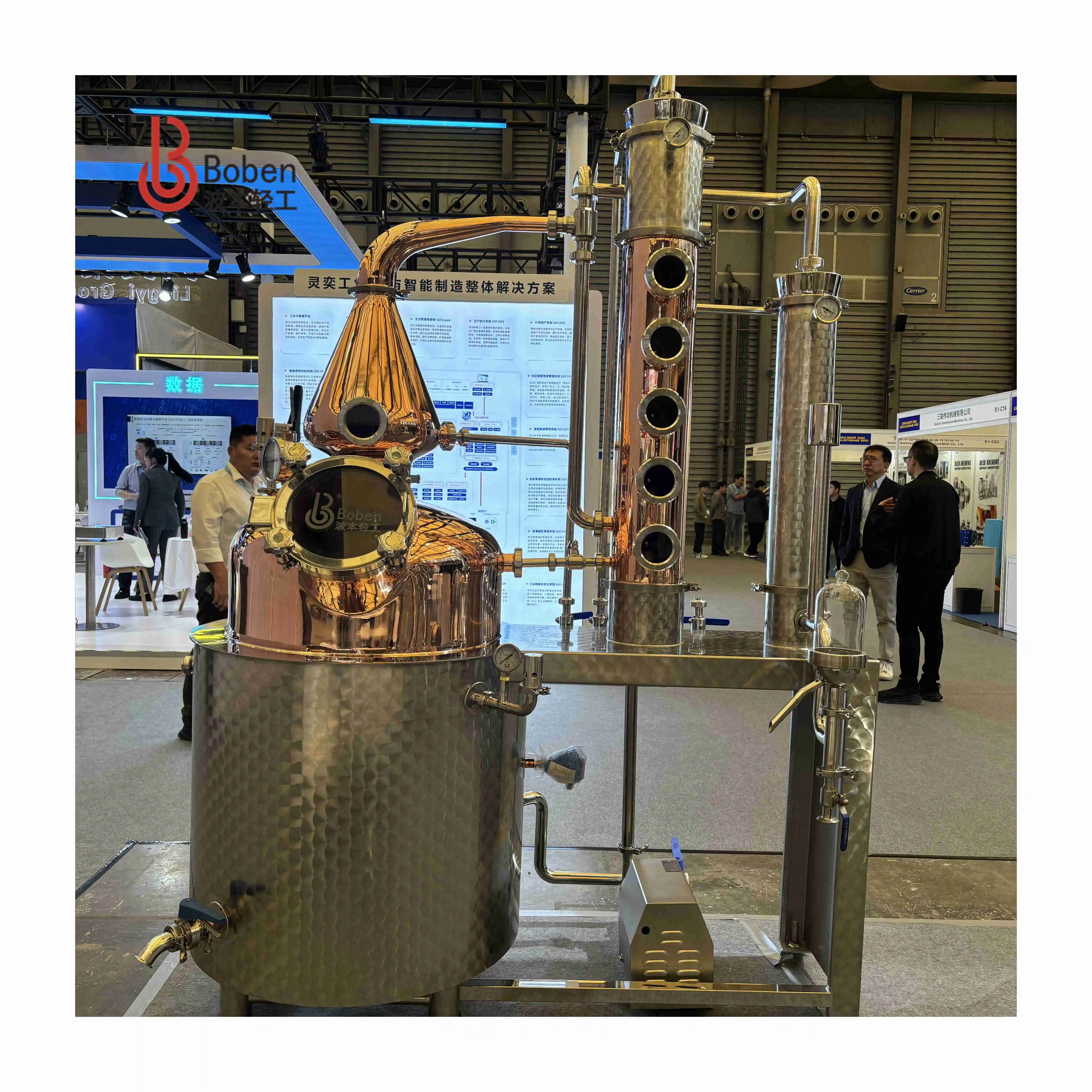 Boben 300L Copper Still Distillery Equipment Pot Still