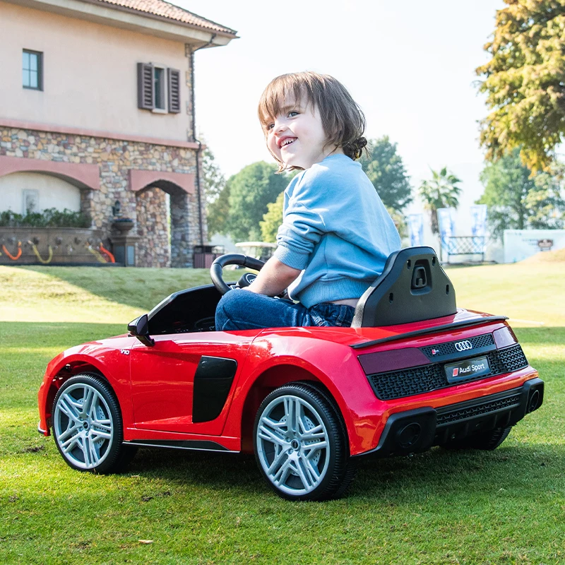 Cheap cool design AUDI R8 licensed kids car remote control with CE EN71 EMC electric car for kids to ride on
