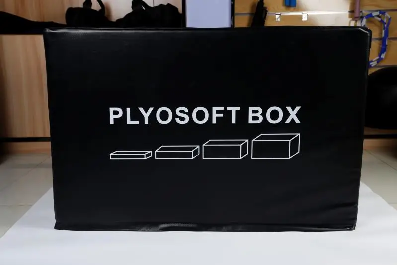 Customized Logo Indoor Training 3-in-1 Gym Fitness Equipment High Quality Soft Foam Plyometric Jump Box Set Plyo Boxes