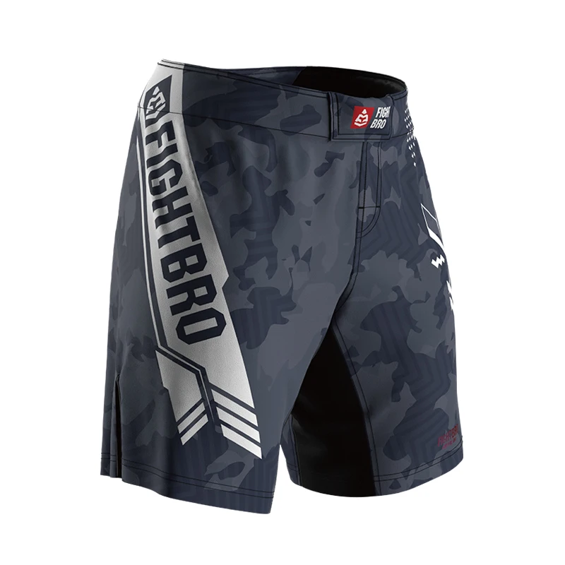 High Quality Custom Sublimation UFC Fight Grappling BJJ Mid-Thigh MMA Shorts