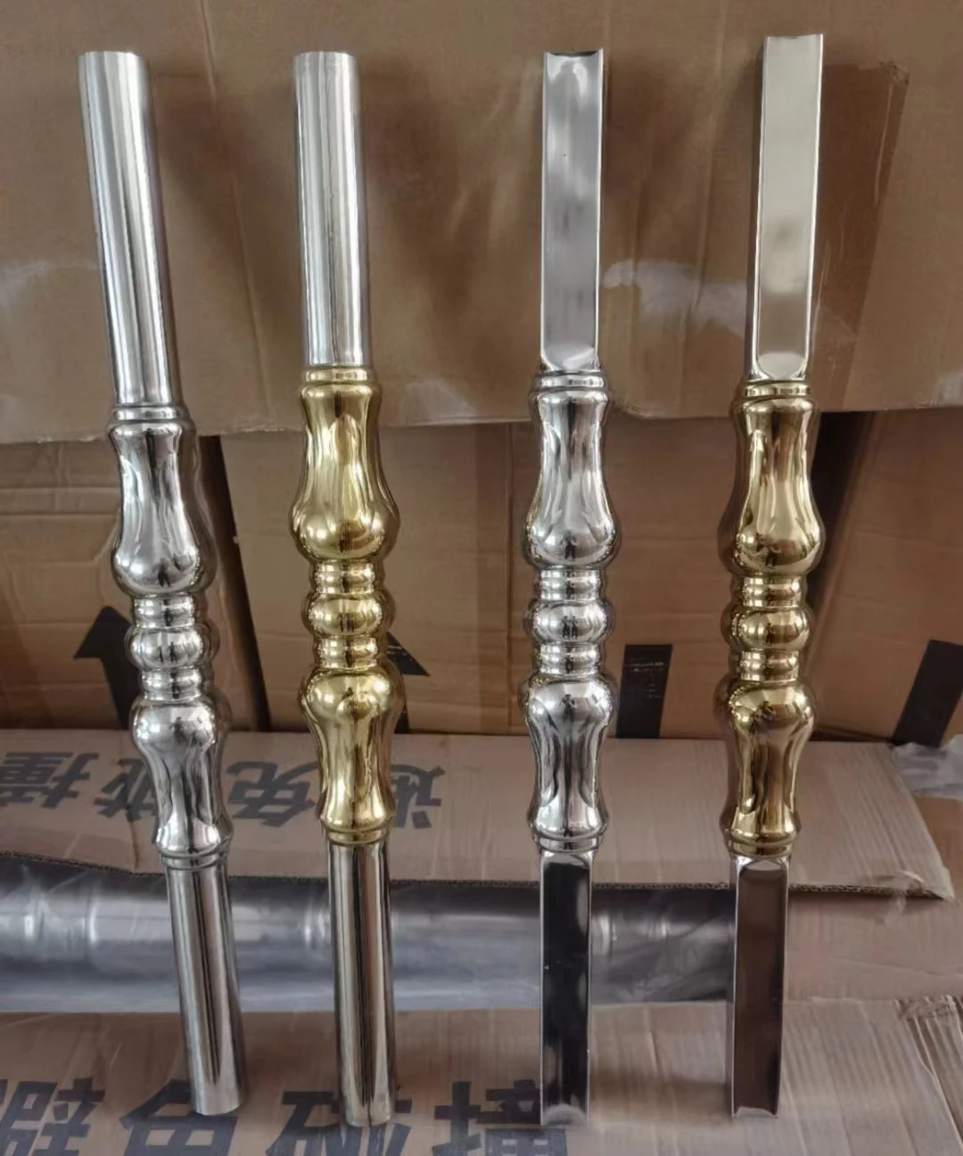 Balcony accessories new style stainless steel railing post grill design