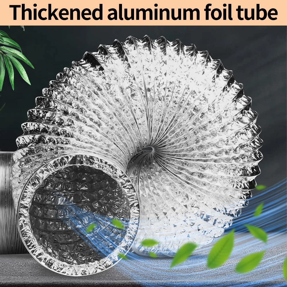 Air Conditioner Non-Insulated Flex Air Aluminum Ducting for HVAC Ventilation