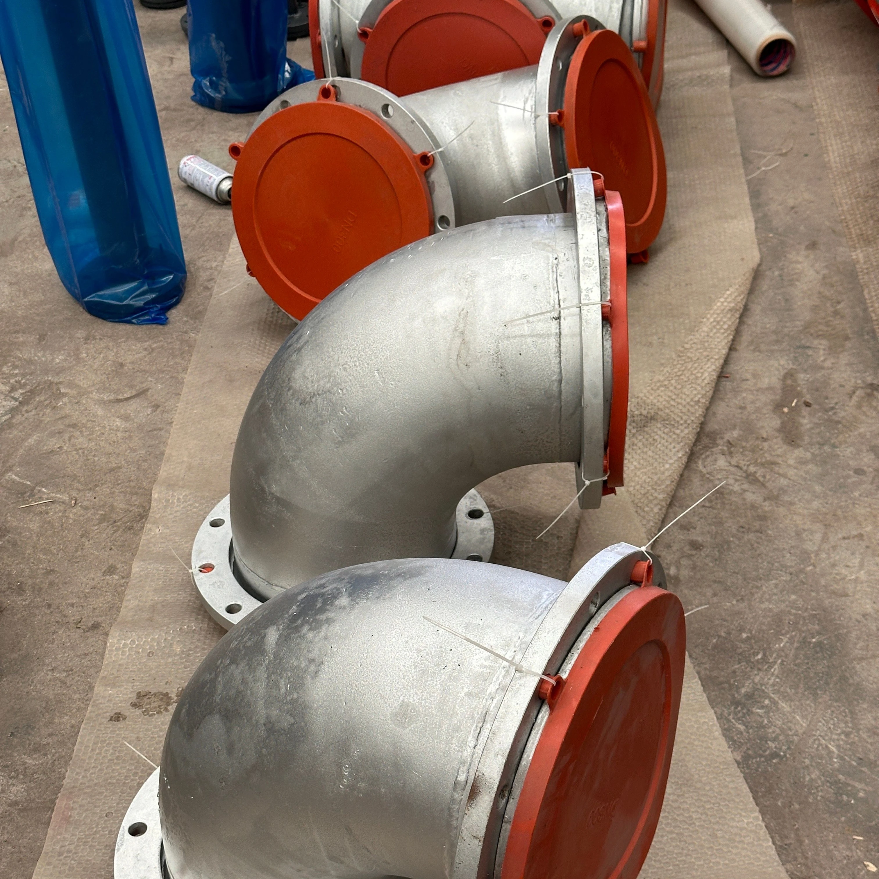 High Temperature Stainless Steel  PTFE Lined elbow pipe fittings