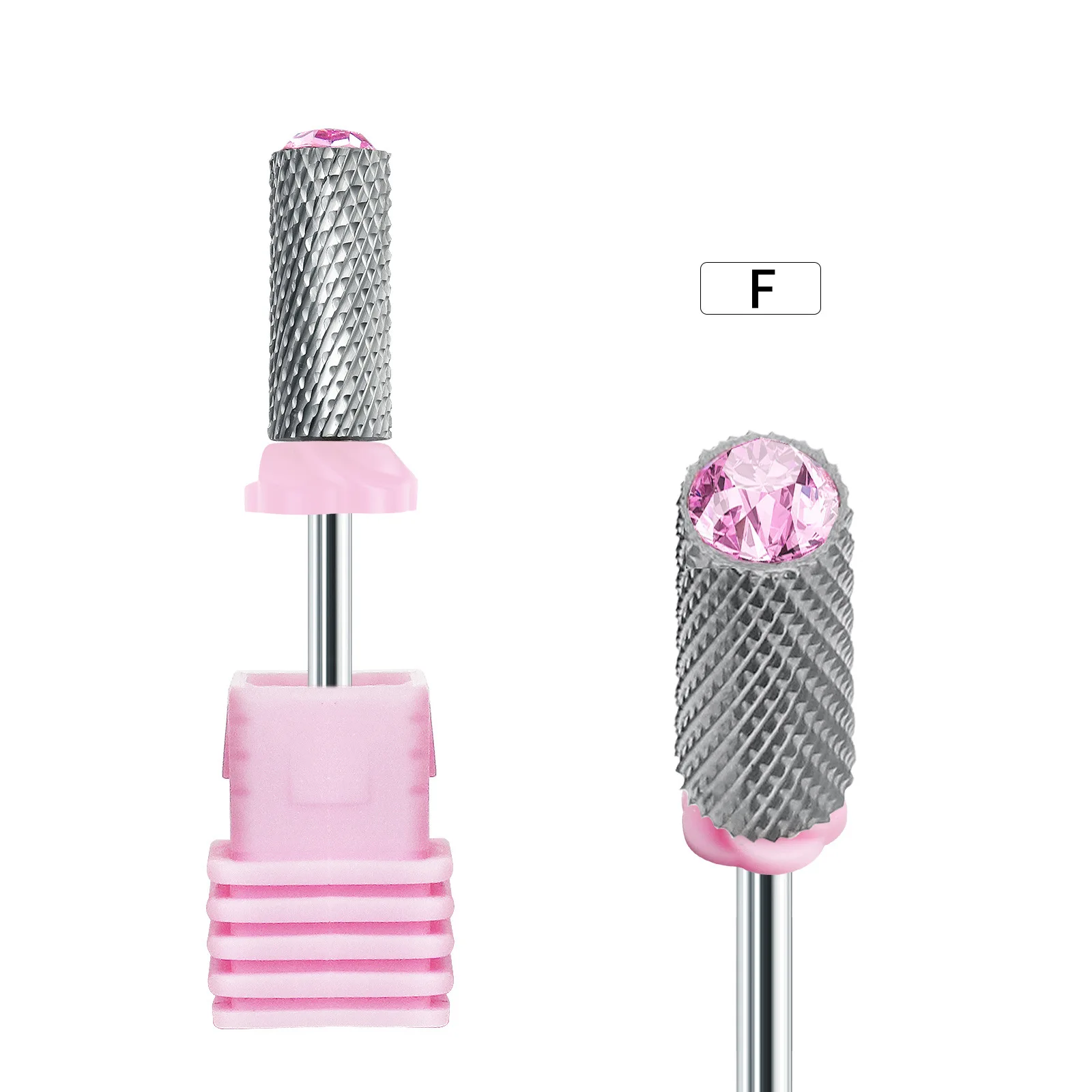 Rotary Burrs Electric nail drill bits tungsten Ceramic Carbide nail drill bit long Manicure Pedicure Tools nail drill bit xf