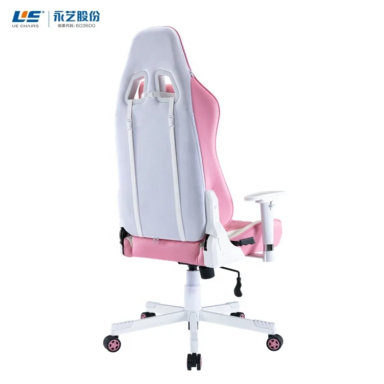 UE  Racing Seat Simulator Pink And Gray Purple Station Anji Computer High End Gaming Chair