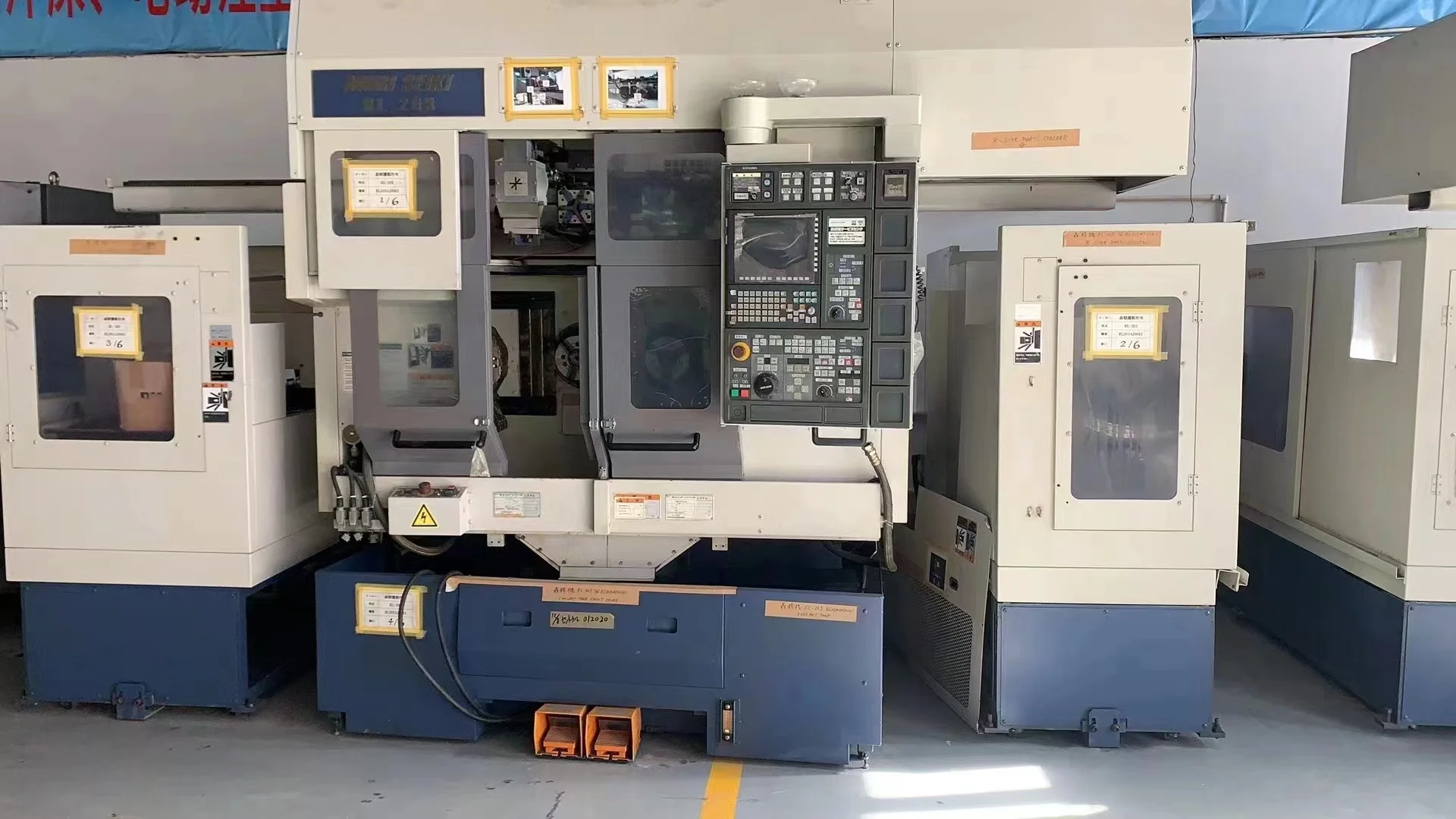 Nangato ti presisionna a Hapon segunda mano Mori Seiki SL-203 металлическом mangproseso iti CNC torno