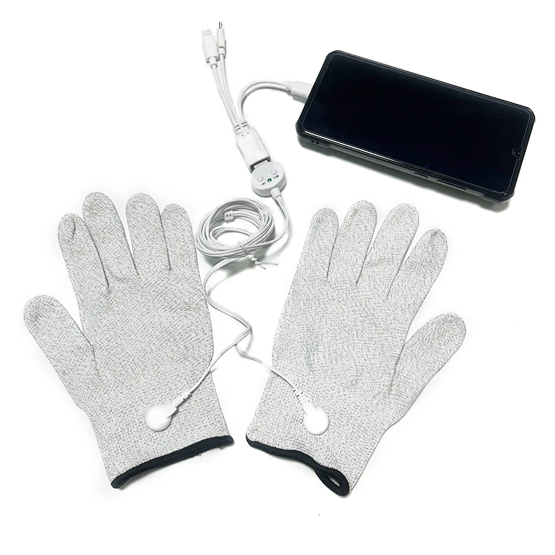 multi-function Massager Device Conductive Electrode Massage hand +Socks+Kneelet For Tens