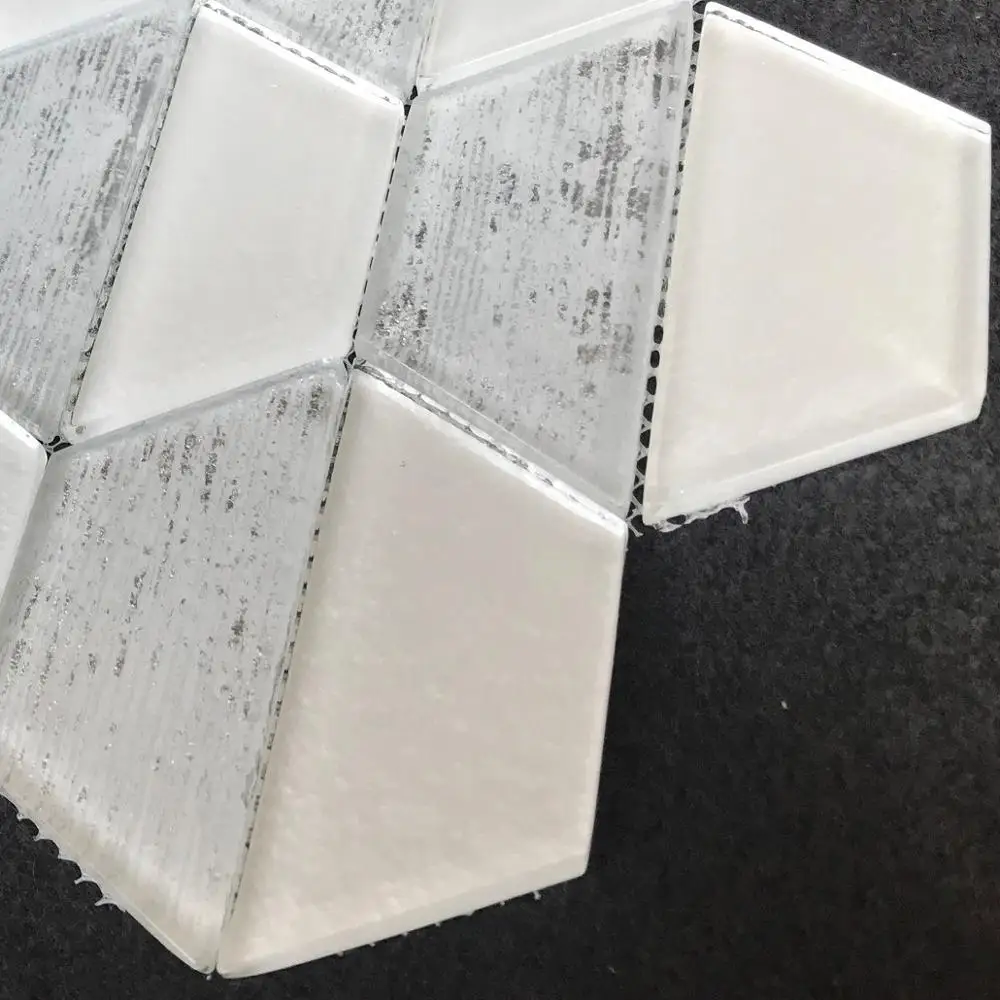 
2020 Steel Adhesive Turkish Wall Lamp For Swimming Pool Toy Travertine Natural Stone Mesh Hexagon Glass Waterjet Tile Mosaic 