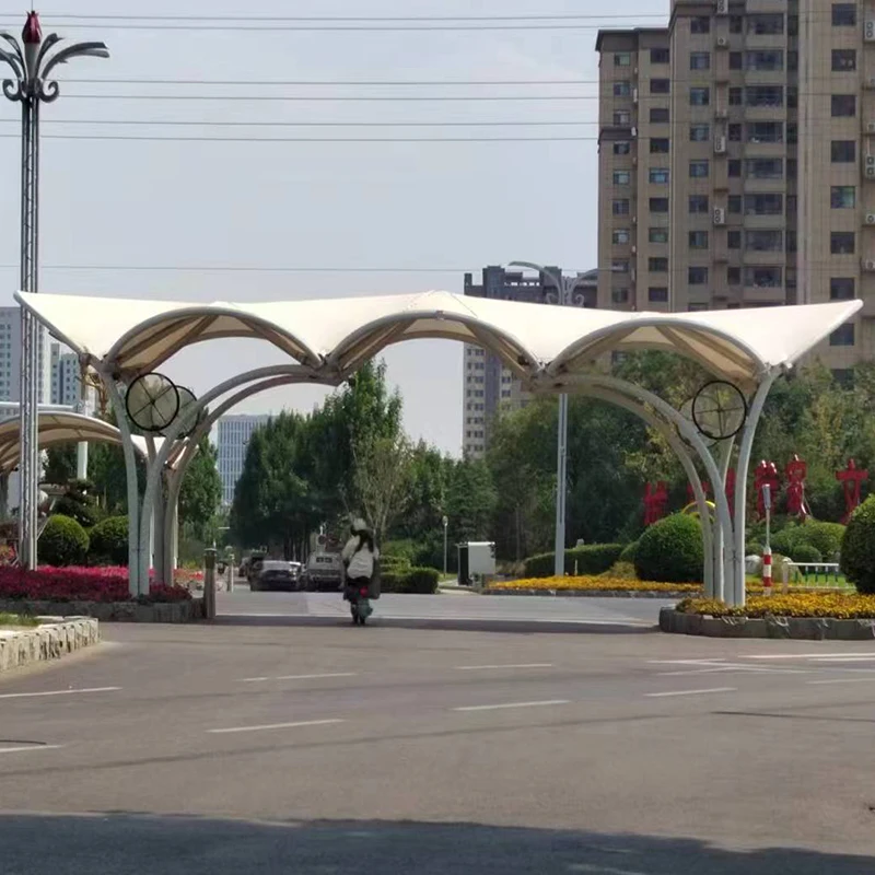 Steel Frame Metal Structure Pre-Engineered Building Metal Shed Parking Lot Carport Canopy