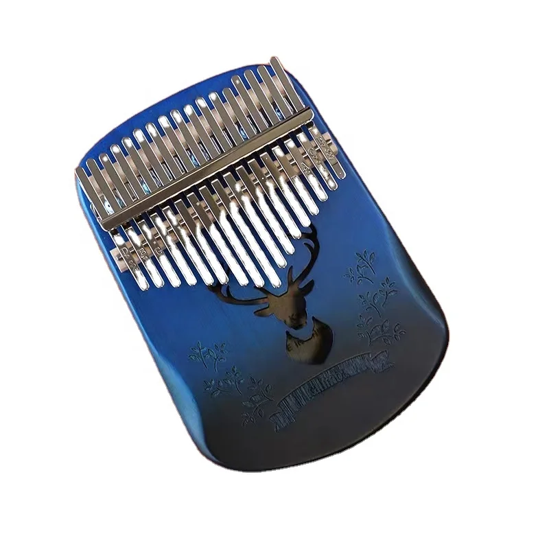 Factory Custom Kalimba Thumb Piano Wood Kalimba 17 key Kalimba cheap price custom beginning musical sapele instrument